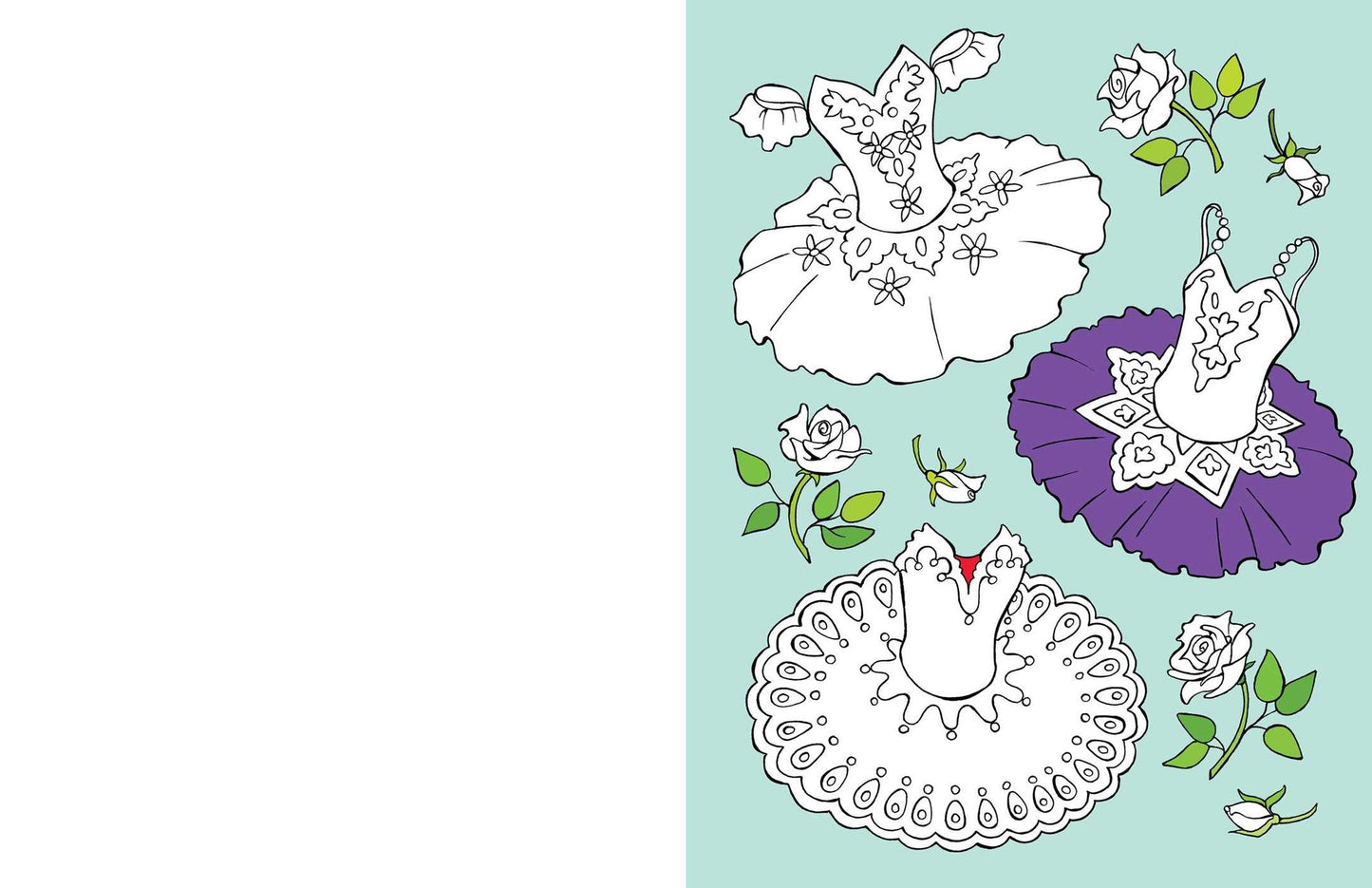 Pretty Ballerinas: Beautiful Ballerinas to Color!