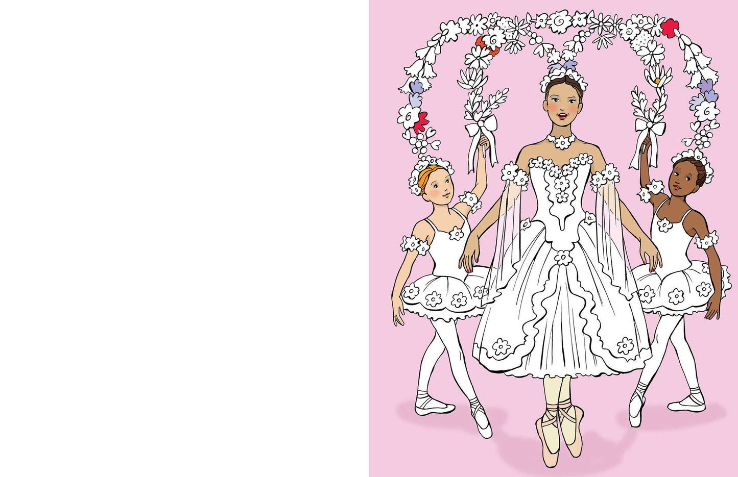 Pretty Ballerinas: Beautiful Ballerinas to Color!