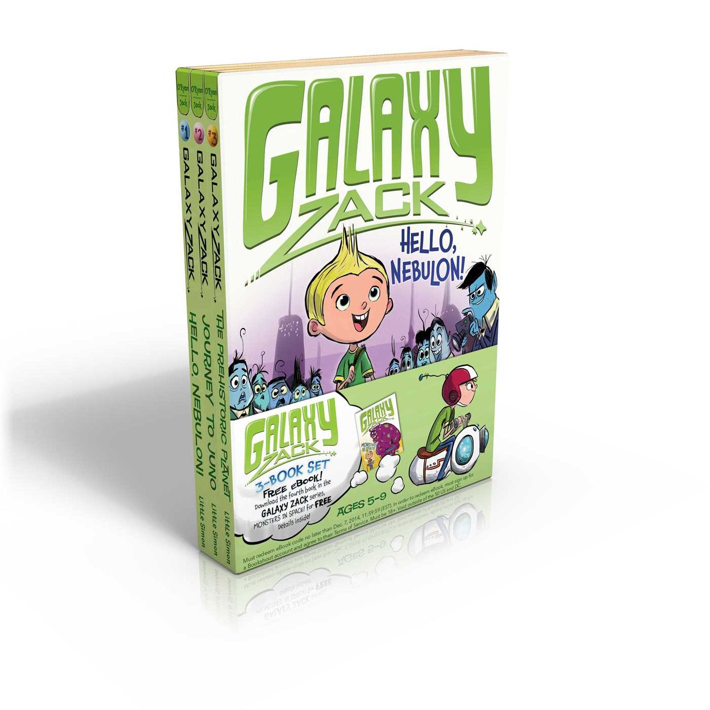 Galaxy Zack 3-pack: Hello, Nebulon!; Journey to Juno; The Prehistoric Planet