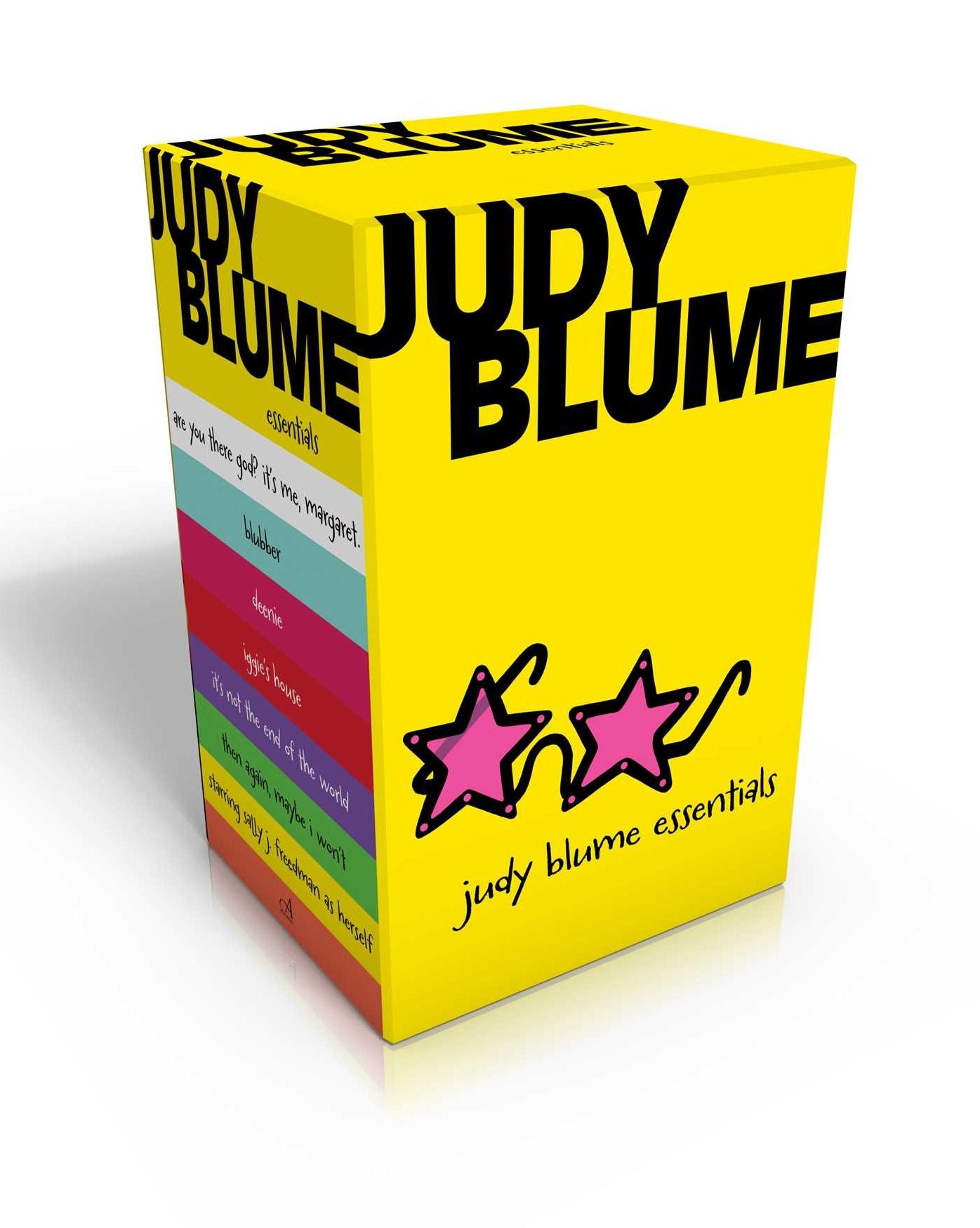Judy Blume Essentials: Are You There God? It's Me, Margaret; Blubber; Deenie; Iggie's House; It's Not the End of the World; Then Again, Maybe I Won't; Starring Sally J. Freedman as Herself