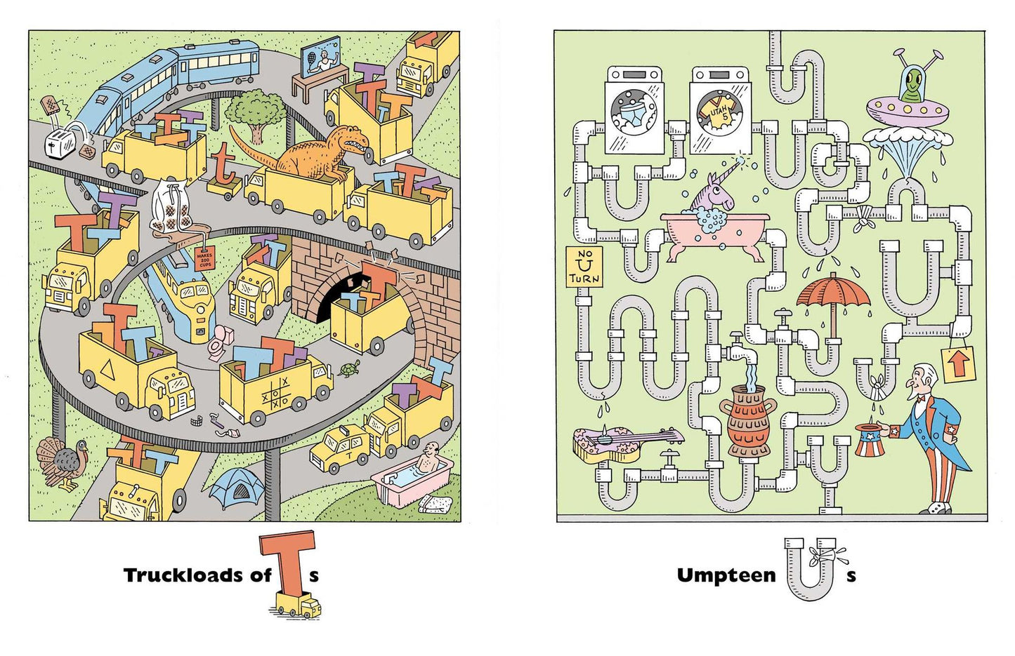 An Excessive Alphabet: Avalanches of As to Zillions of Zs