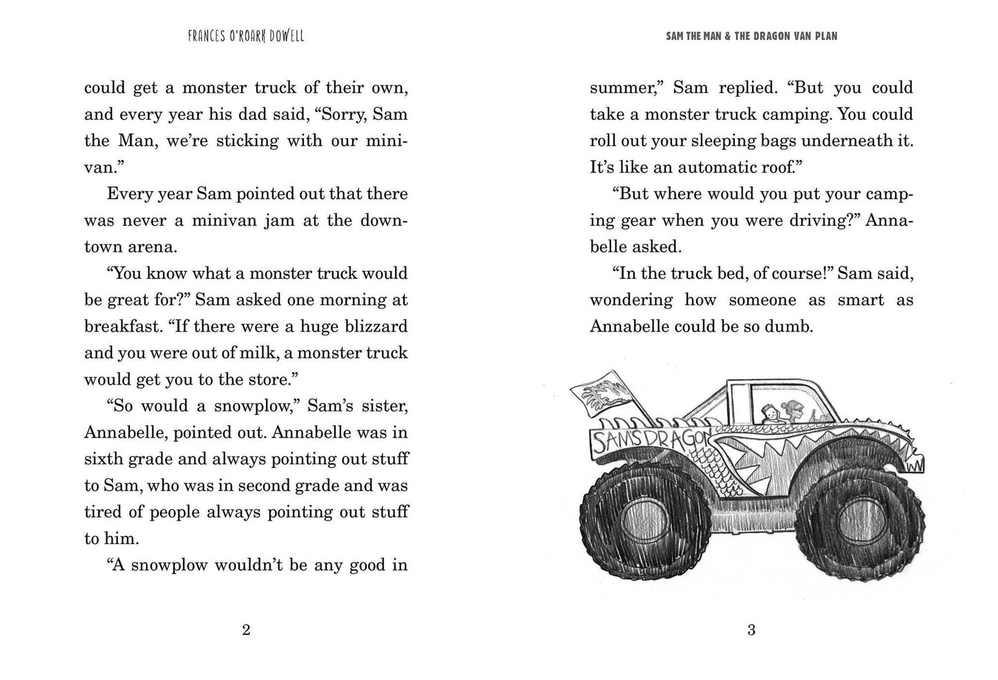 Sam the Man & the Dragon Van Plan
