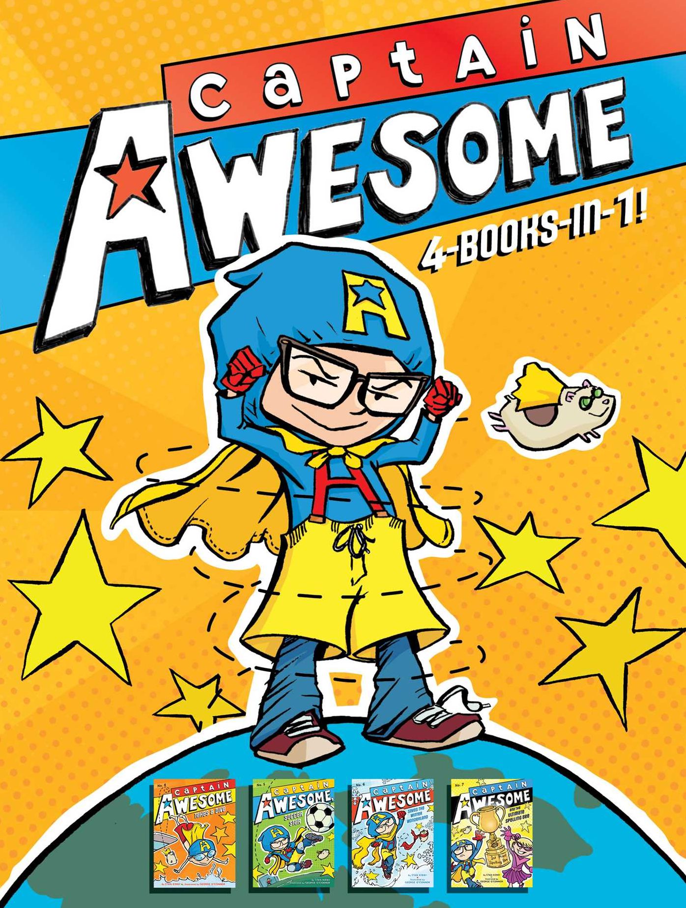 Captain Awesome 4-in-1: Captain Awesome Takes a Dive; Captain Awesome, Soccer Star; Captain Awesome Saves the Winter Wonderland; Captain Awesome and the Ultimate Spelling Bee