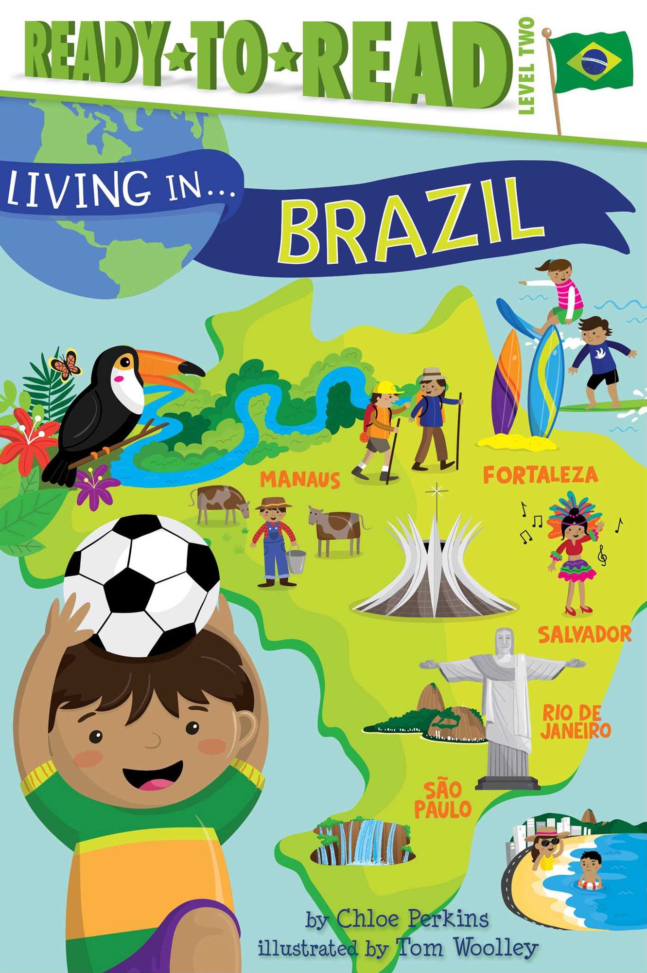 Living in . . . Brazil: Ready-to-Read Level 2 (with audio recording)
