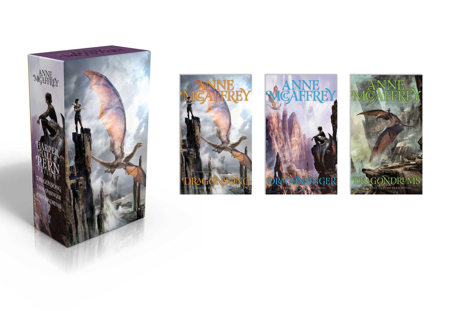 The Harper Hall Trilogy: Dragonsong; Dragonsinger; Dragondrums