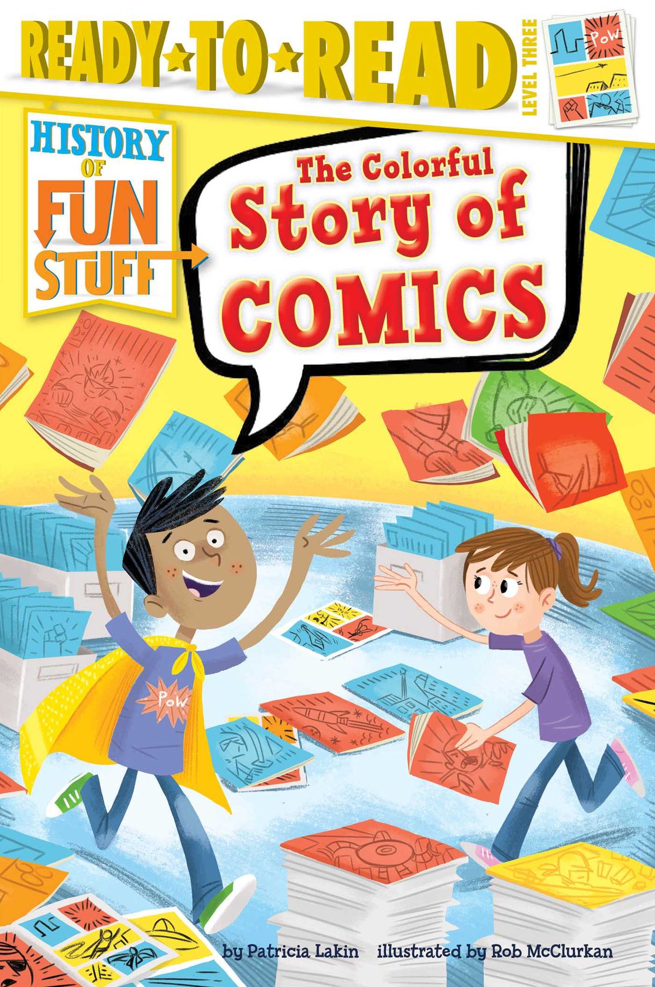 The Colorful Story of Comics: With Audio Recording