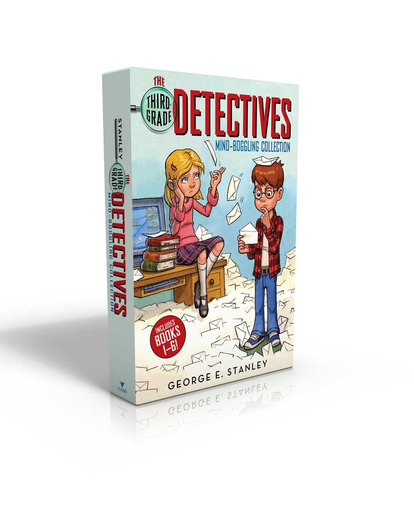 The Third-Grade Detectives Mind-Boggling Collection: The Clue of the Left-Handed Envelope; The Puzzle of the Pretty Pink Handkerchief; The Mystery of the Hairy Tomatoes; The Cobweb Confession; The Riddle of the Stolen Sand; The Secret of the Green Skin