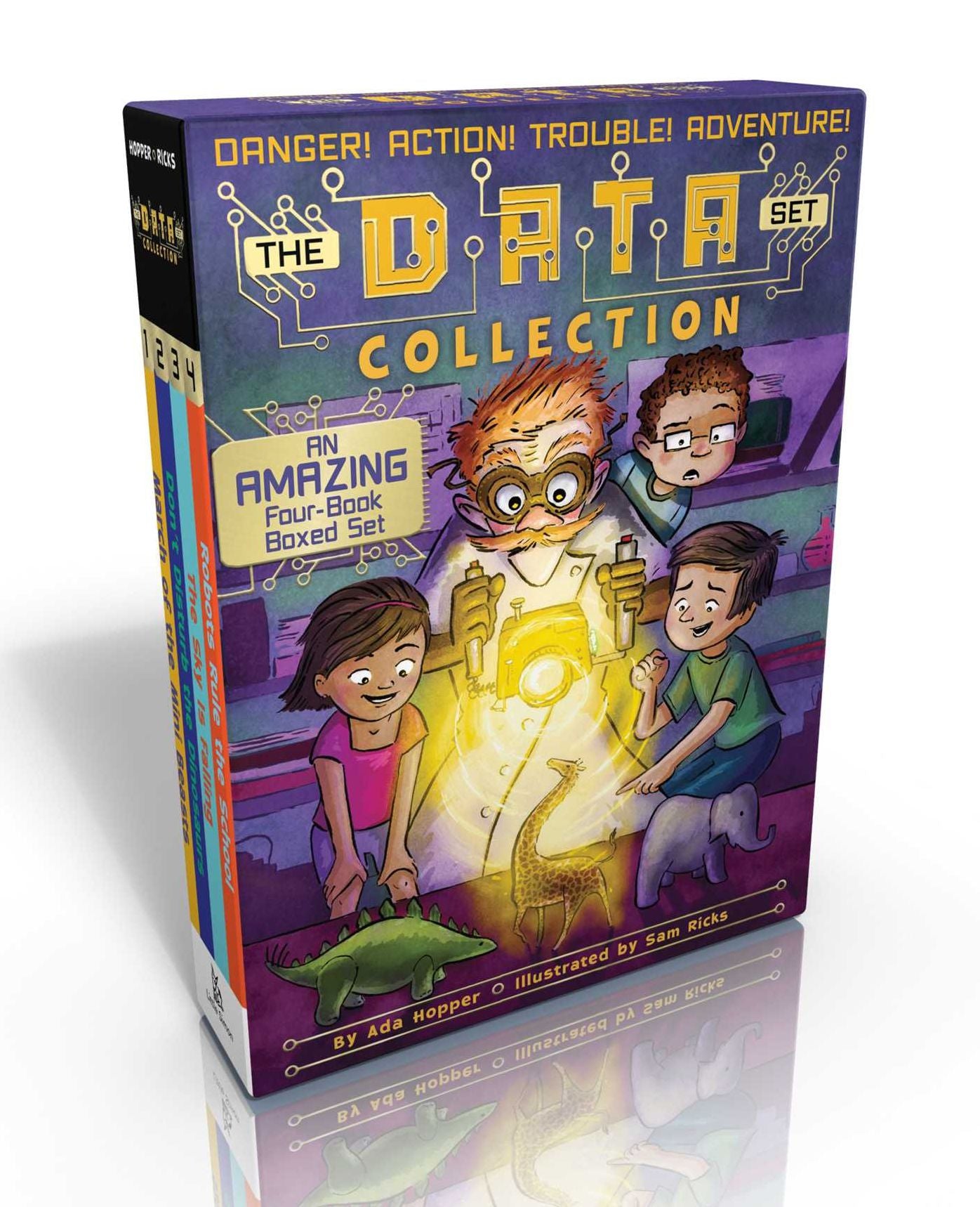 The DATA Set Collection: March of the Mini Beasts; Don't Disturb the Dinosaurs; The Sky Is Falling; Robots Rule the School