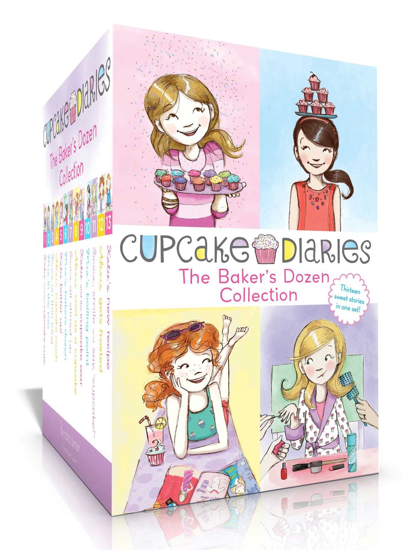 The Baker's Dozen Collection: Katie and the Cupcake Cure; Mia in the Mix; Emma on Thin Icing; Alexis and the Perfect Recipe; Katie, Batter Up!; Mia's Baker's Dozen; Emma All Stirred Up!; Alexis Cool as a Cupcake; Katie and the Cupcake War; Mia's Boiling P