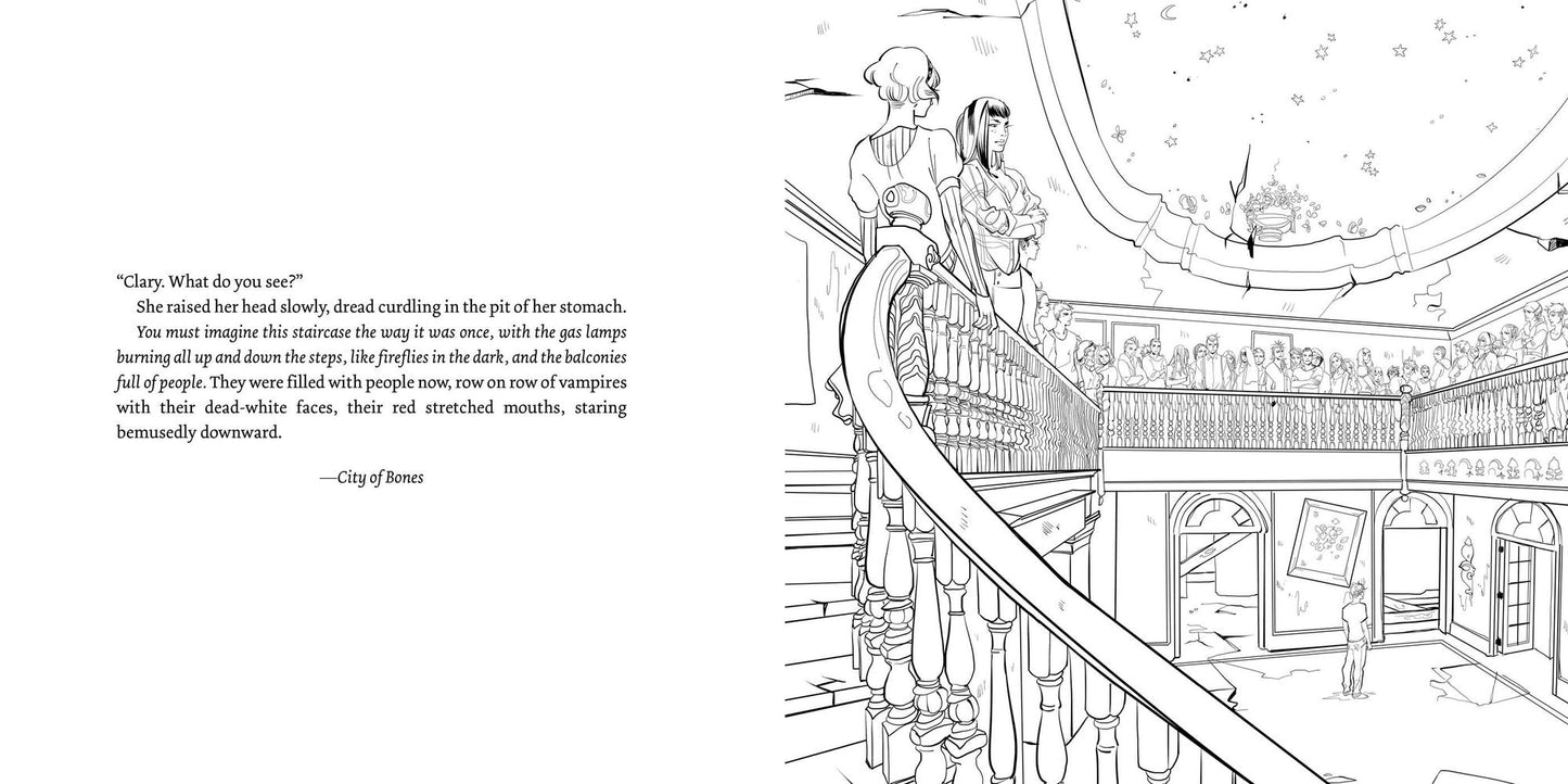 The Official Mortal Instruments Coloring Book