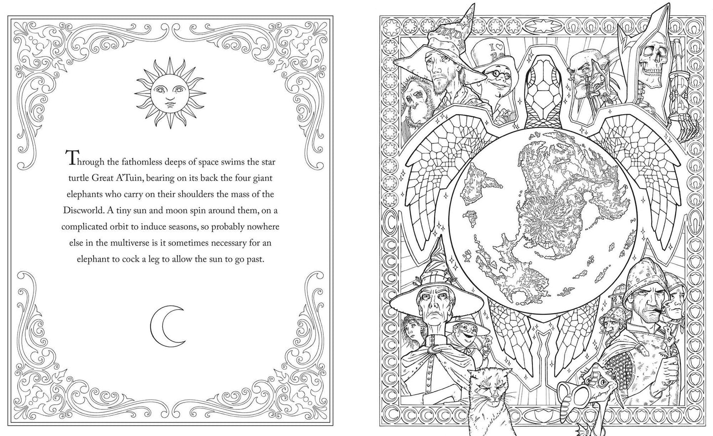Terry Pratchett's Discworld Coloring Book