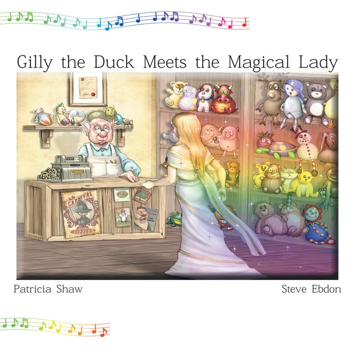 Gilly the Duck Meets the Magical Lady (PagePerfect NOOK Book)