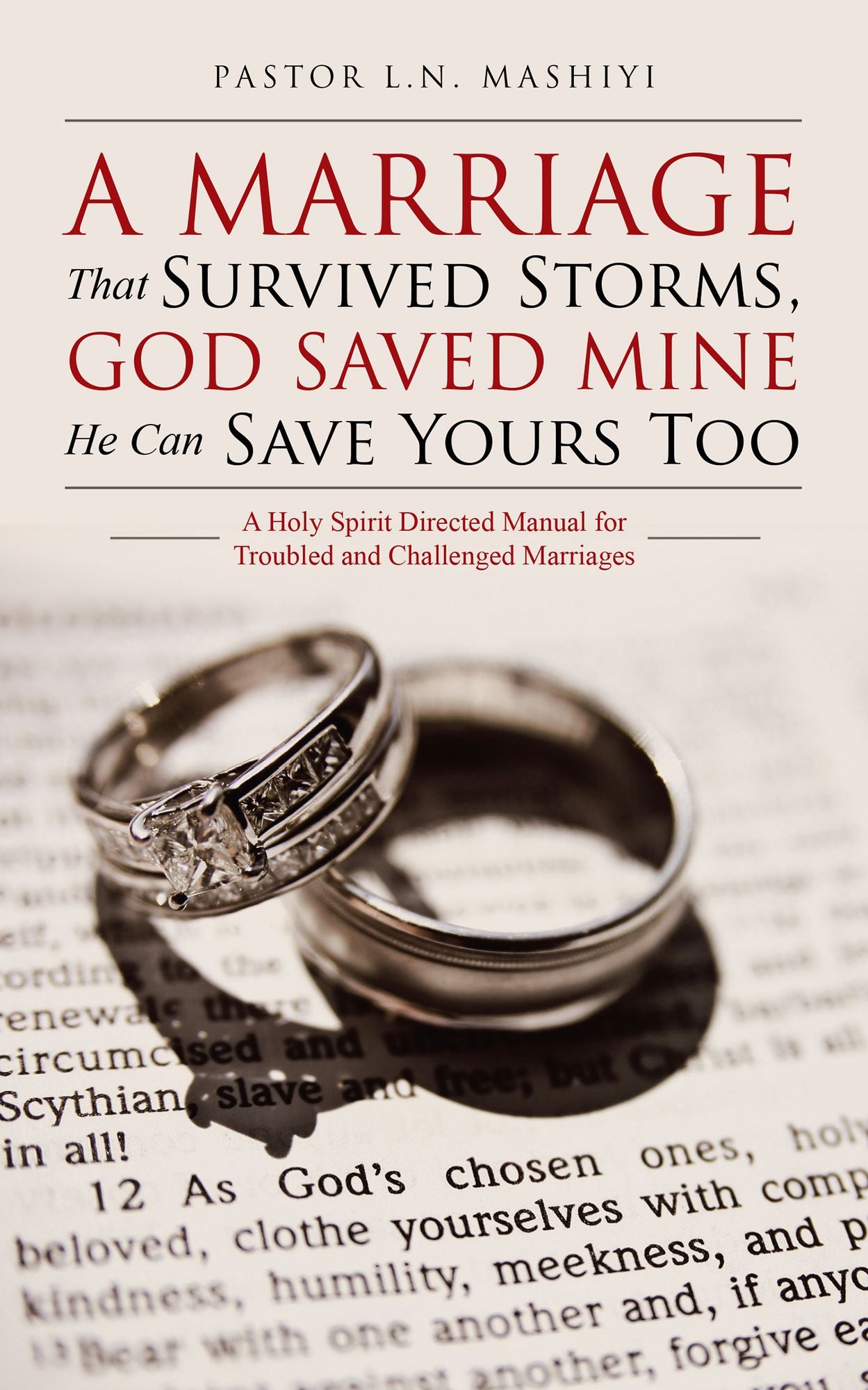 A Marriage That Survived Storms, God Saved Mine He Can Save Yours Too: A Holy Spirit Directed Manual for Troubled and Challenged Marriages