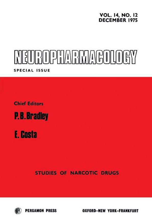 Neuropharmacology: Studies of Narcotic Drugs