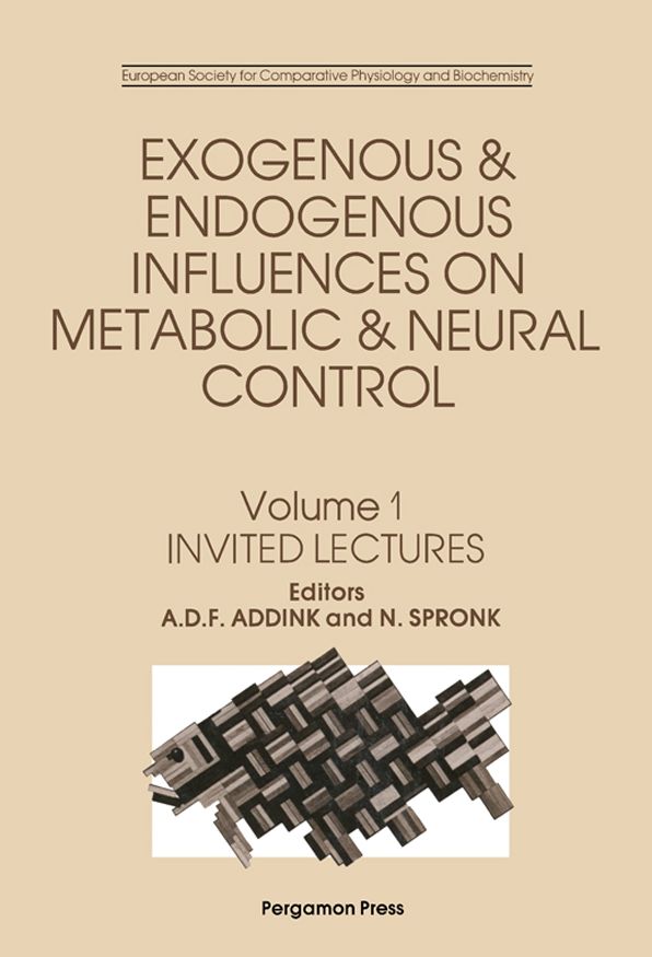 Invited Lectures: Proceedings of the Third Congress of the European Society for Comparative Physiology and Biochemistry, August 31-September 3, 1981, Noordwijkerhout, Netherlands