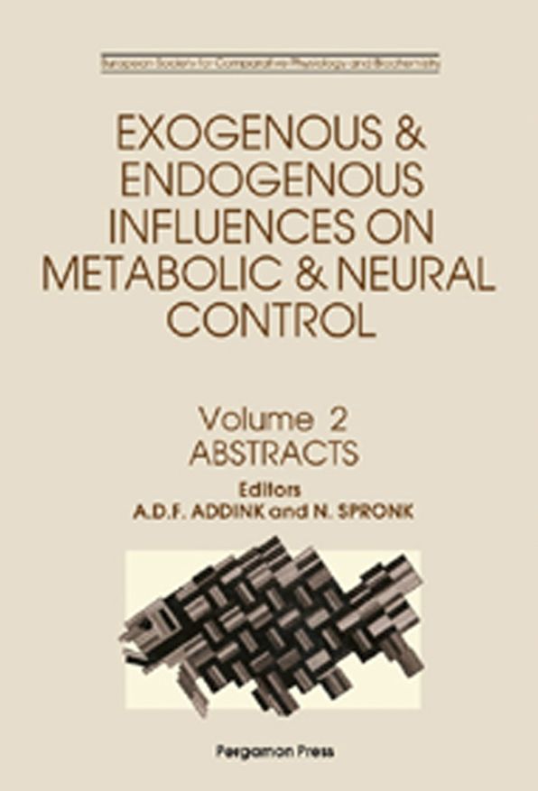 Abstracts: Proceedings of the Third Congress of the European Society for Comparative Physiology and Biochemistry, August 31-September 3, 1981, Noordwijkerhout, Netherlands