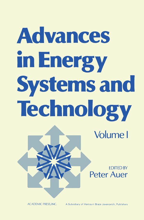 Advances in Energy Systems and Technology: Volume 1