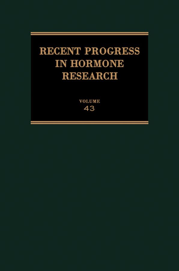 Recent Progress in Hormone Research: Proceedings of the 1986 Laurentian Hormone Conference