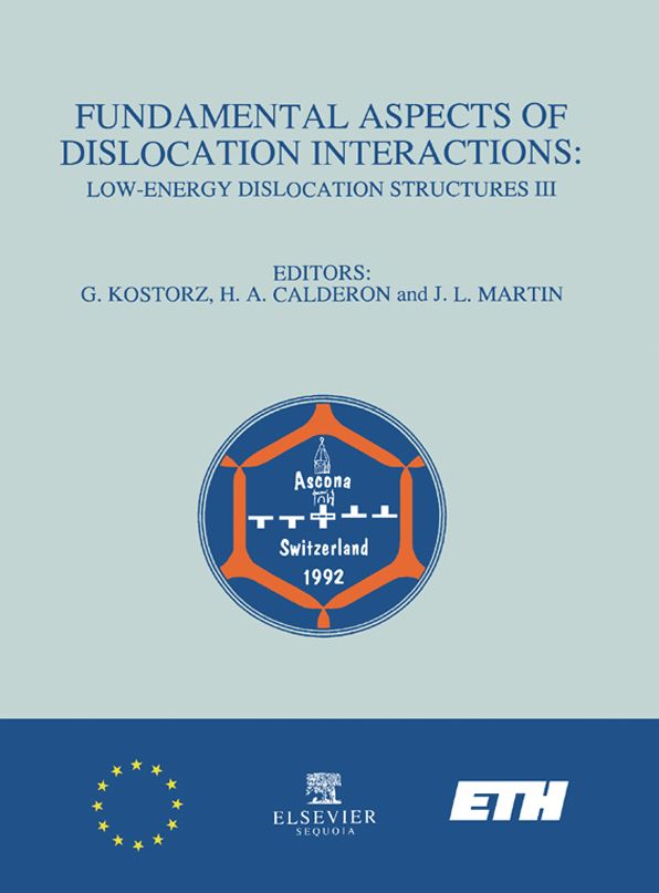 Fundamental Aspects of Dislocation Interactions: Low-Energy Dislocation Structures III