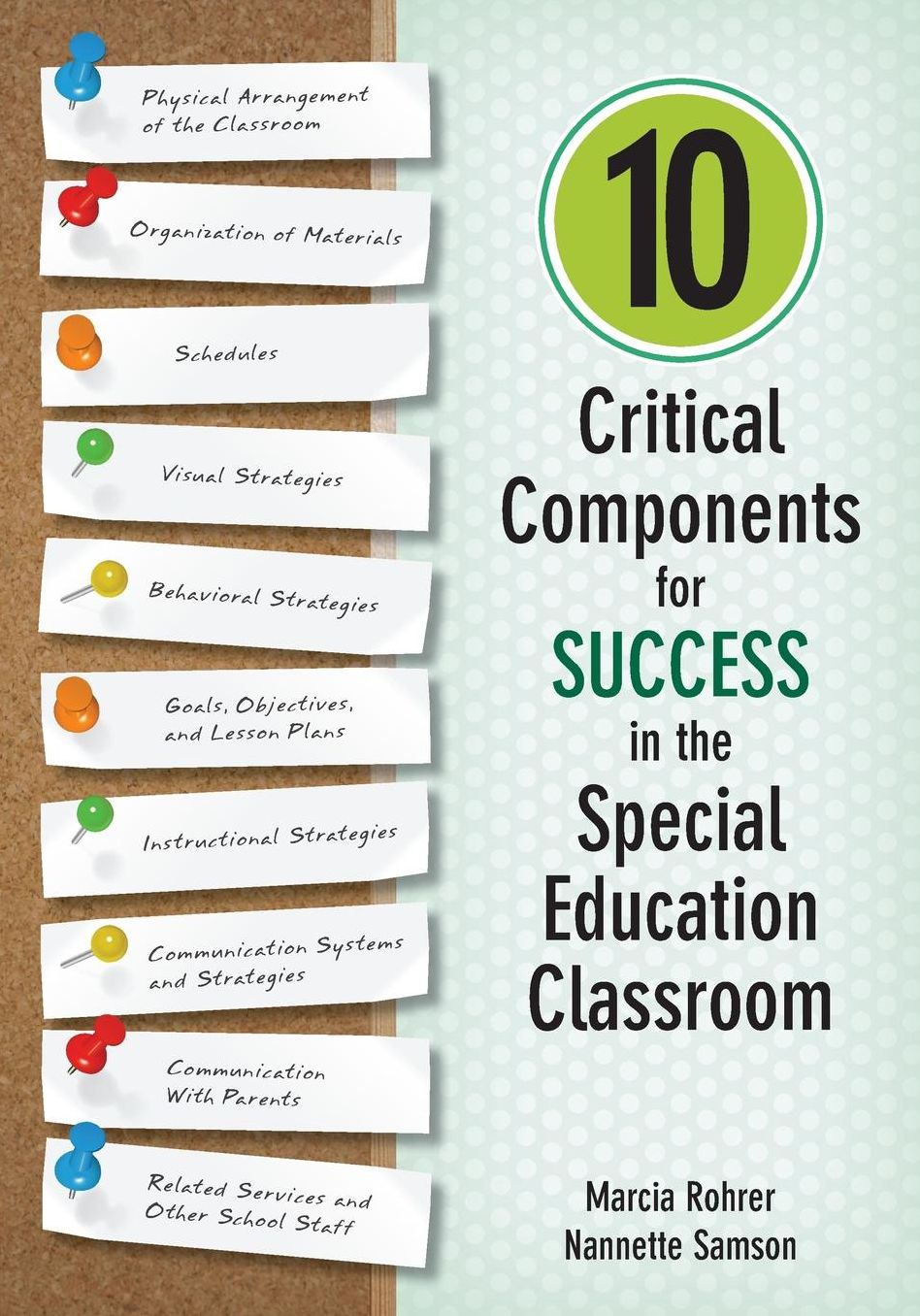 10 Critical Components For Success In The Special Education Classroom, Paperback