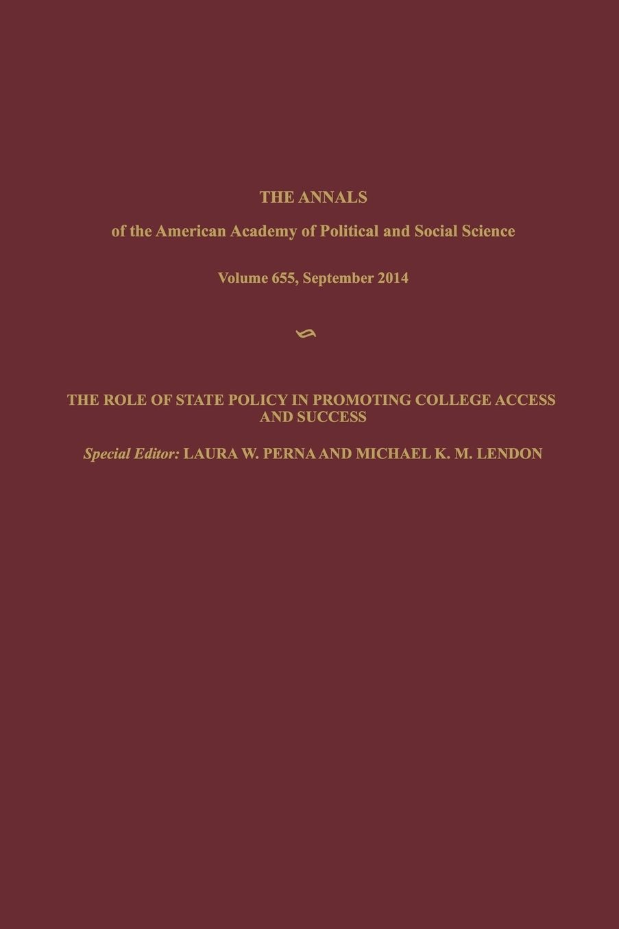 The Role of State Policy in Promoting College Access and Success