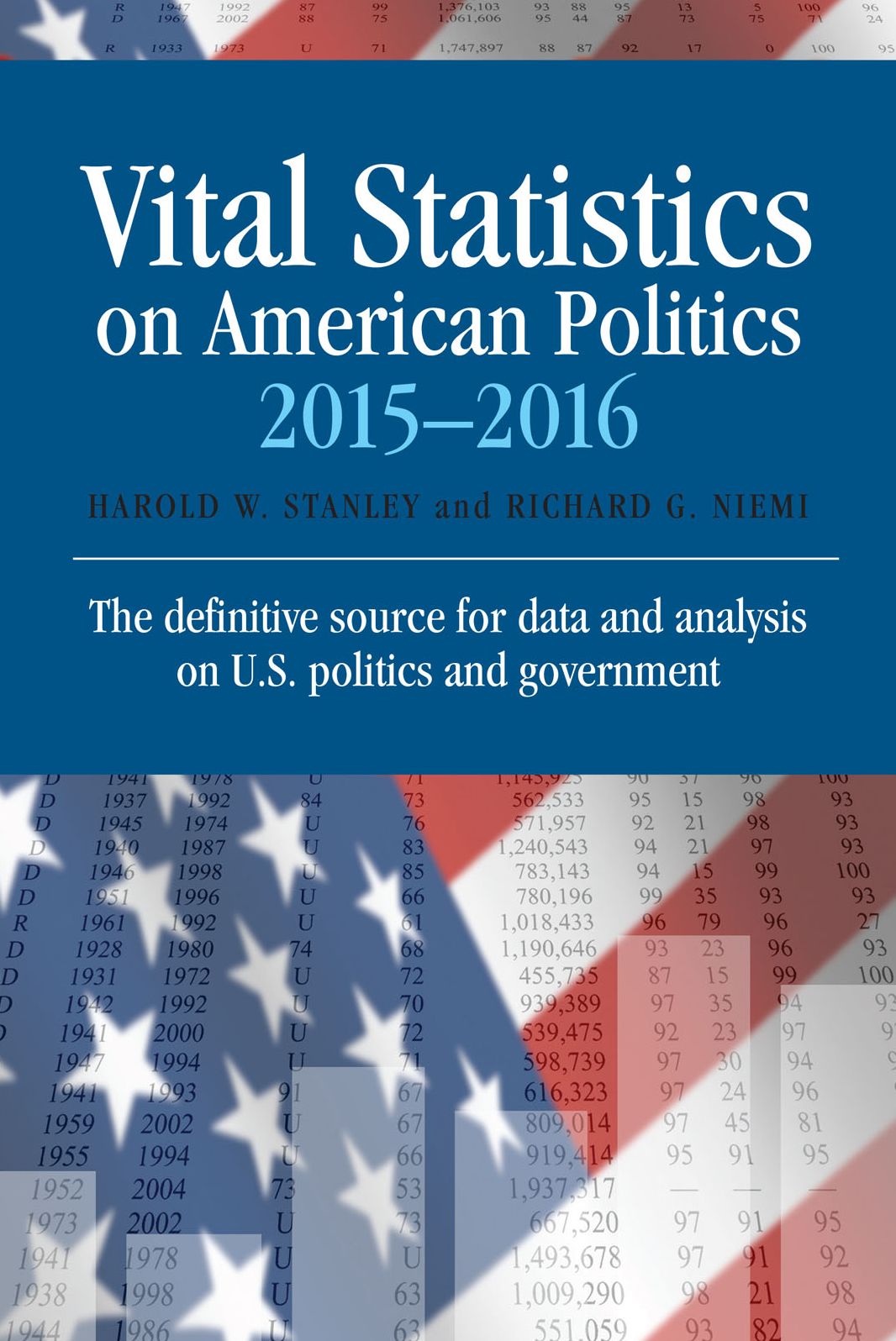 Vital Statistics on American Politics 2015-2016