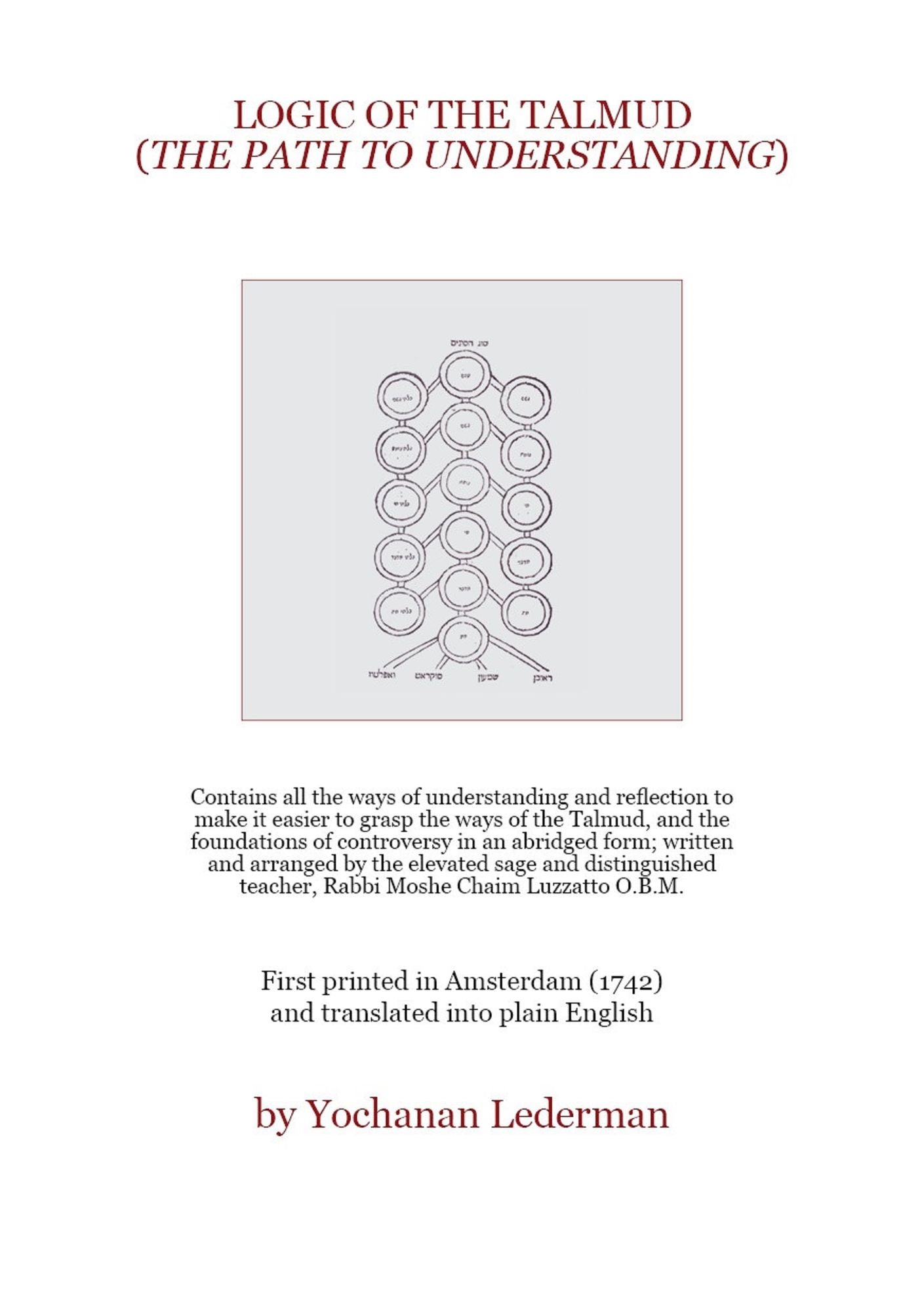 Logic of the Talmud (Translated): Understanding Talmud Methodology