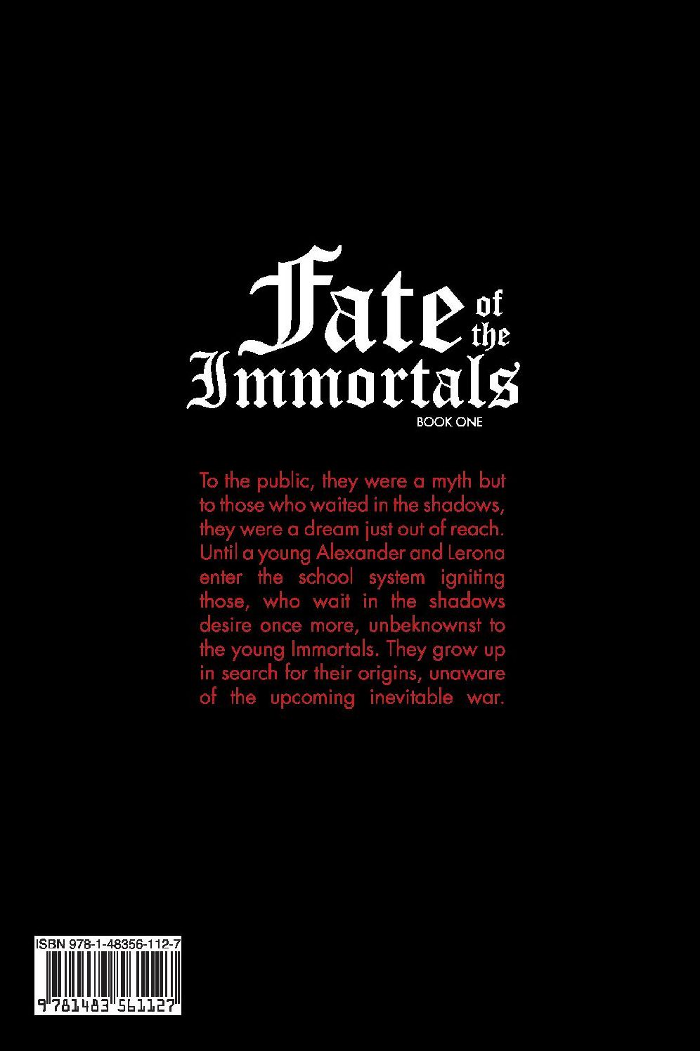 Fate of the Immortals: Book One