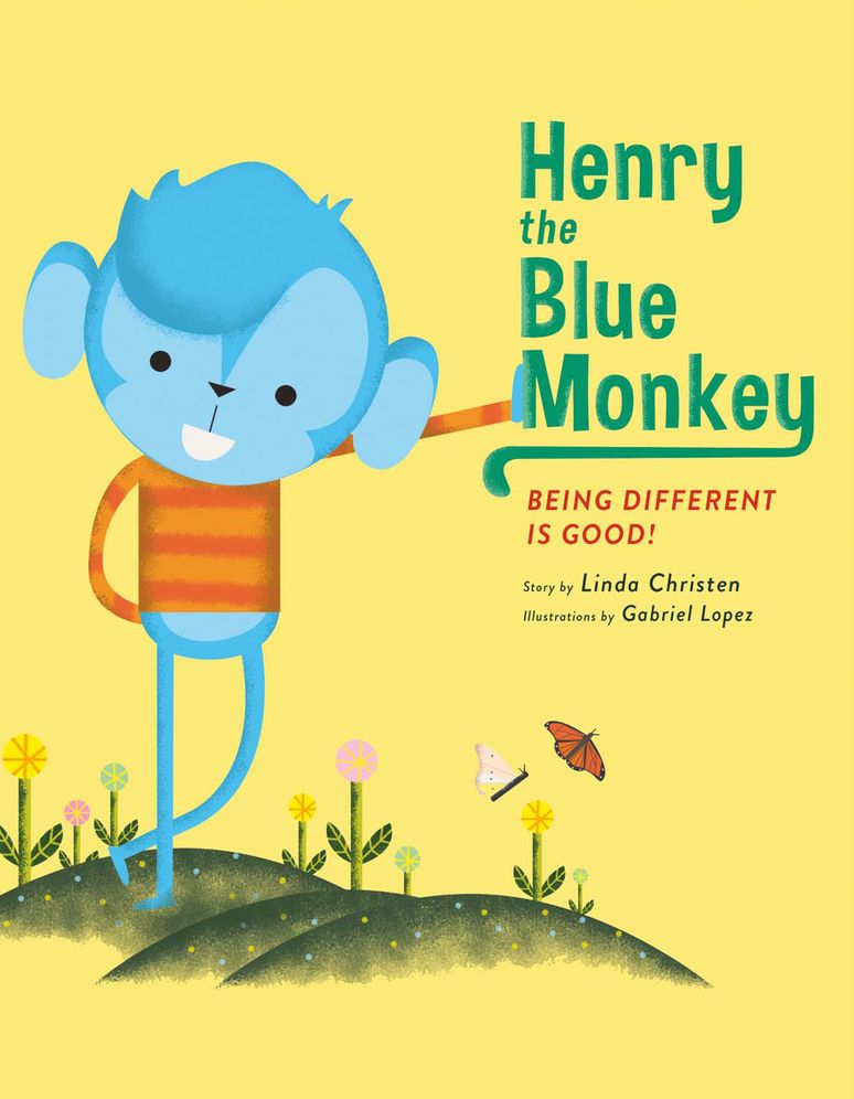 Henry the Blue Monkey: Being Different Is Good