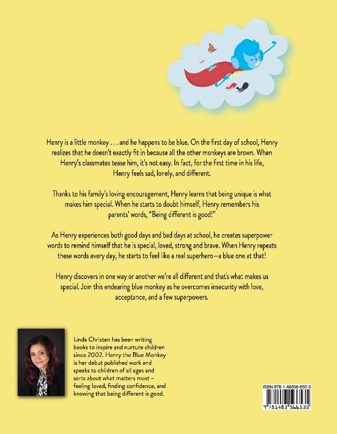 Henry the Blue Monkey: Being Different Is Good