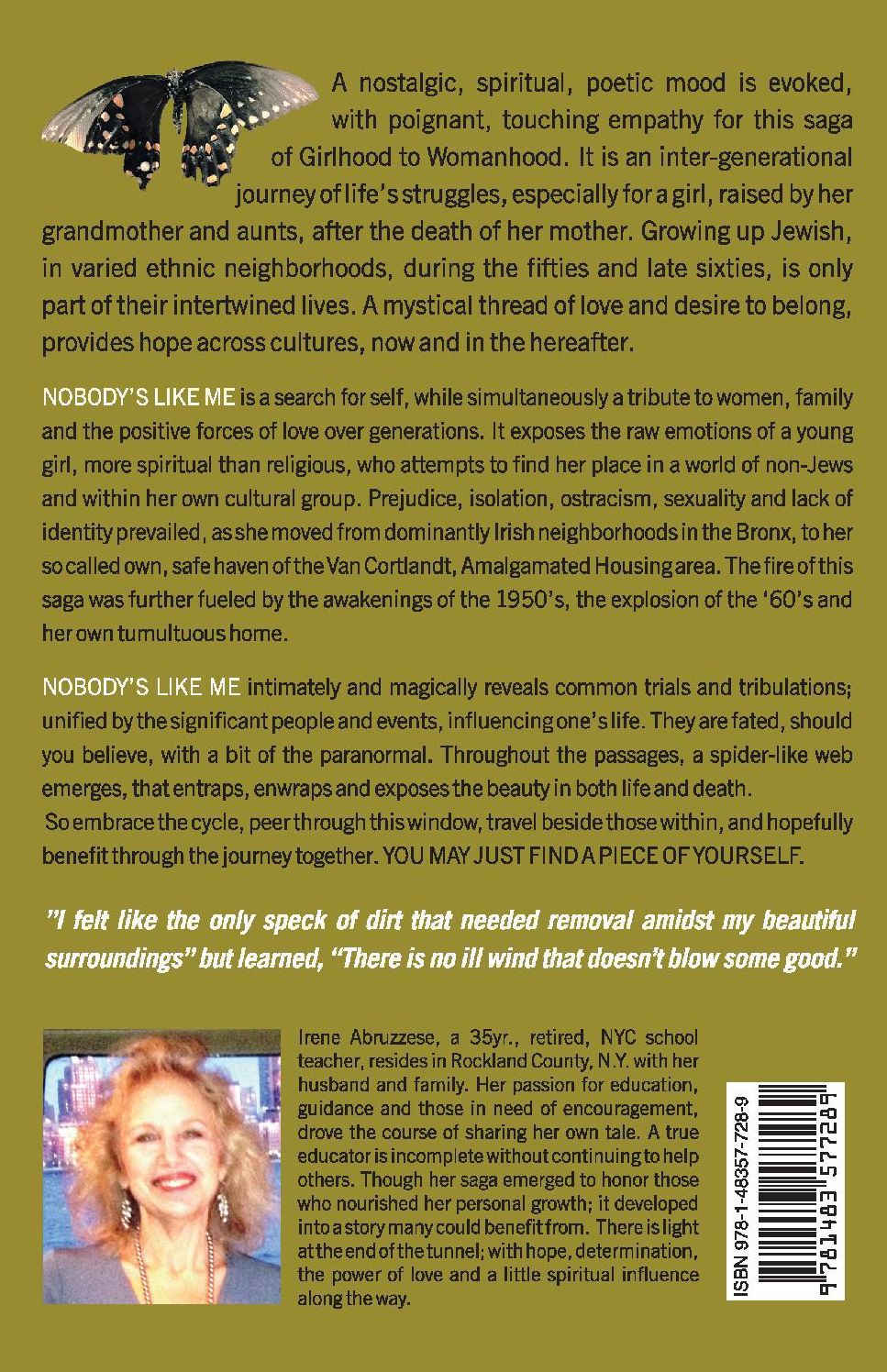 Nobody's Like Me: A Bronx Girl's Memoir