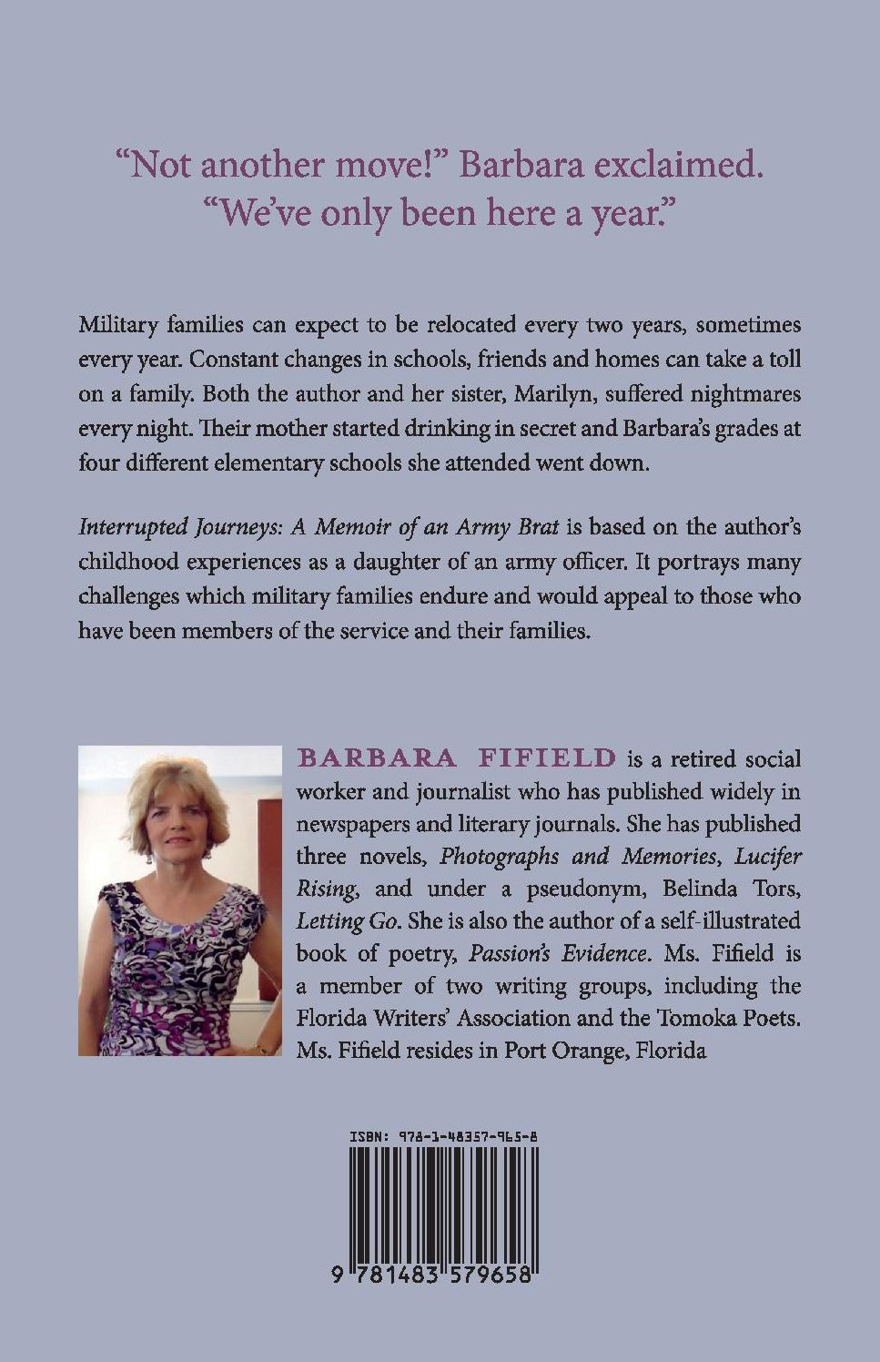 Interrupted Journeys: A Memoir of an Army Brat