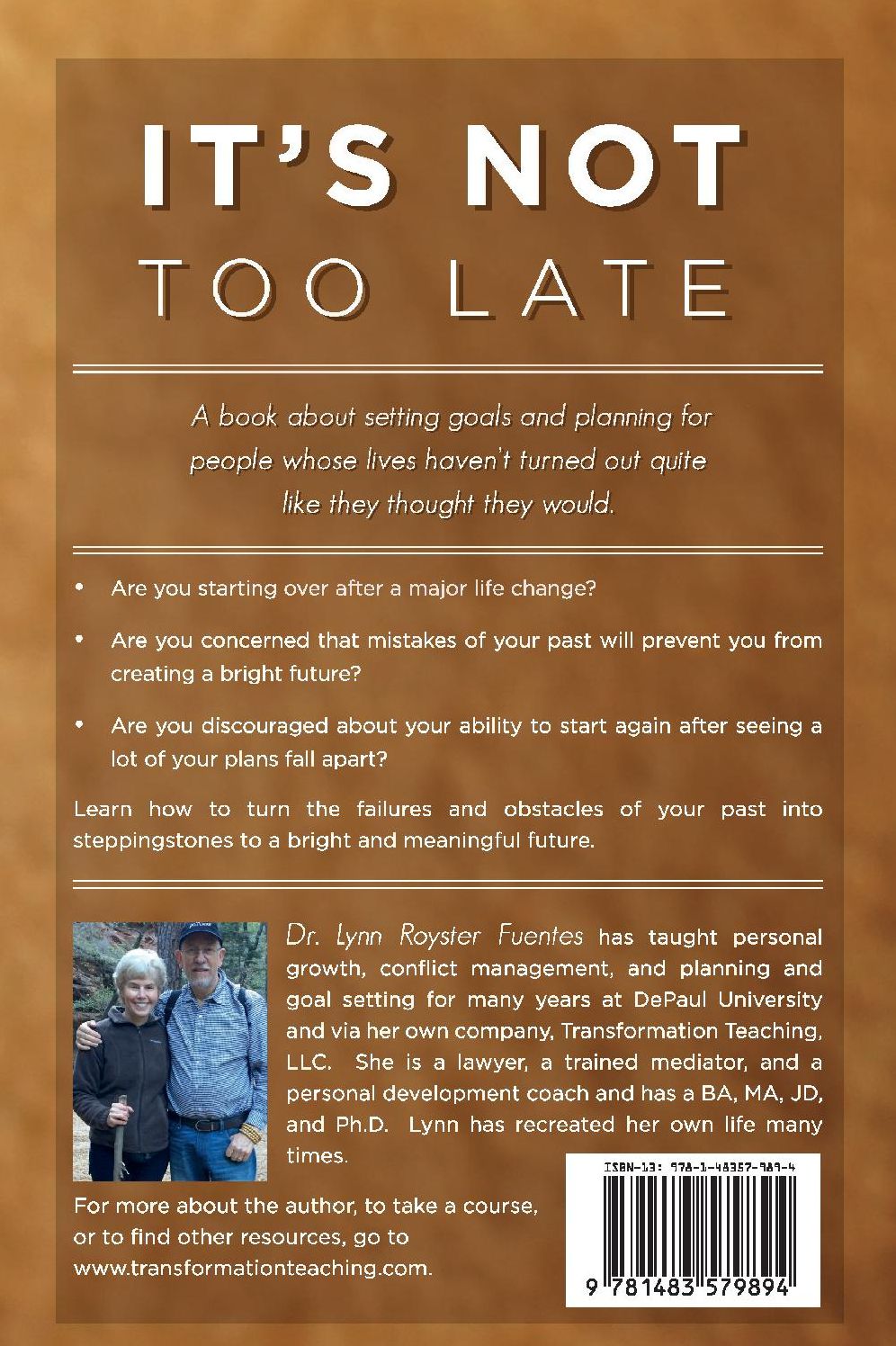 It's Not Too Late: You Can Grow a Bright Future Starting Right Now