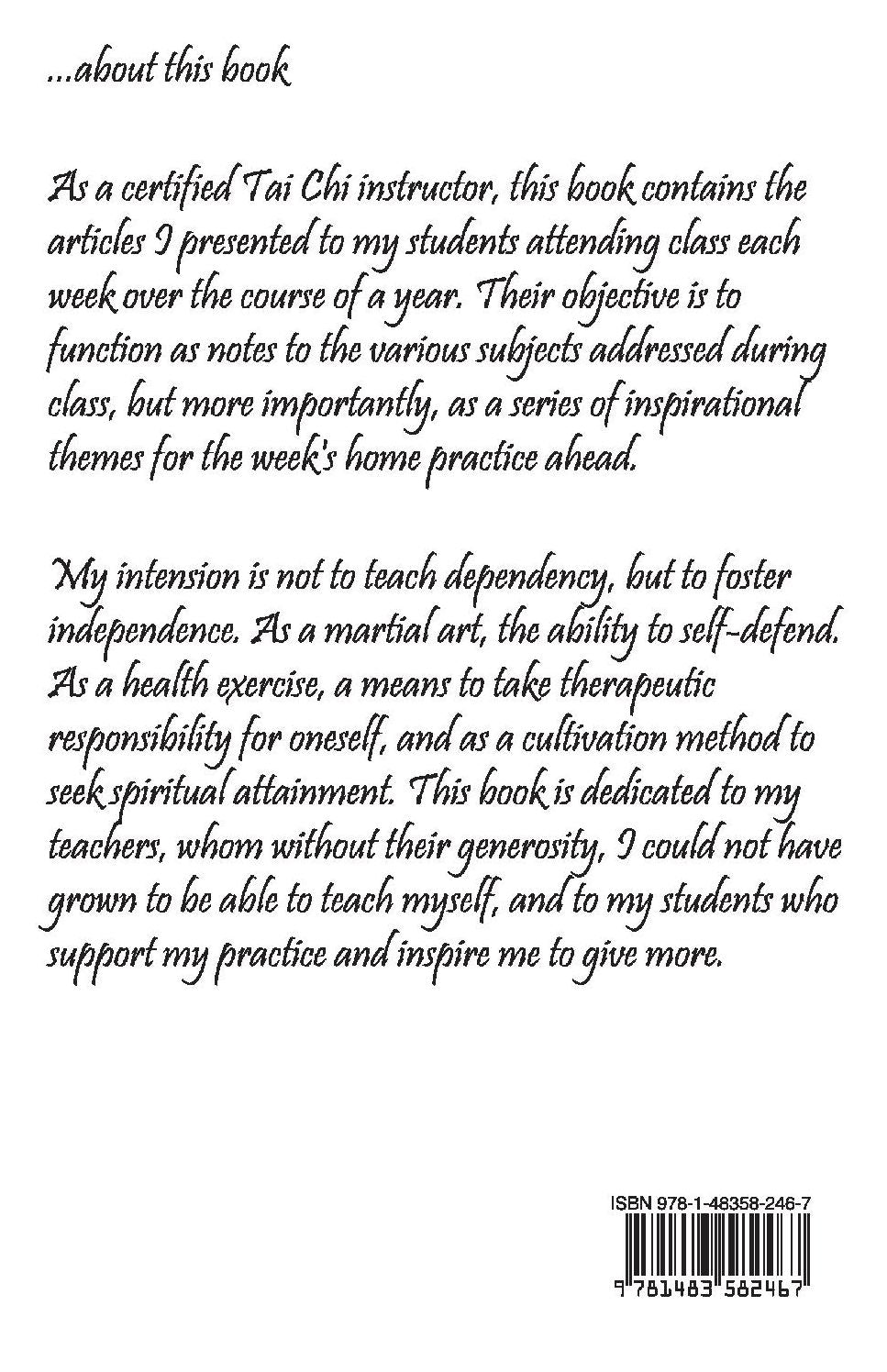 A 52 Week Tai Chi Perennial Digest