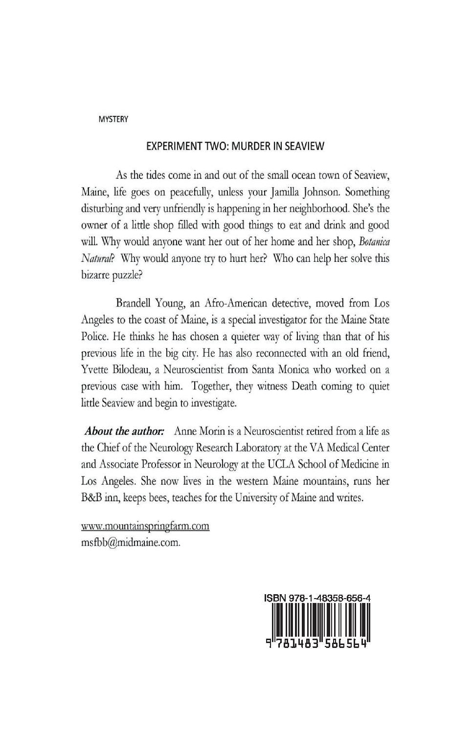 Experiment Two: Murder in Seaview