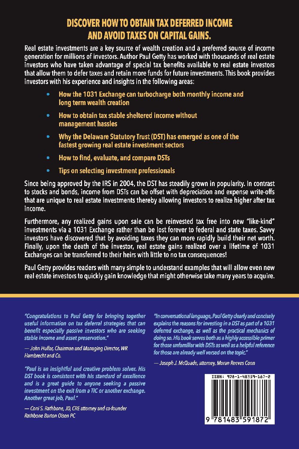 Real Estate Tax Deferral Strategies Utilizing the Delaware Statutory Trust (DST)