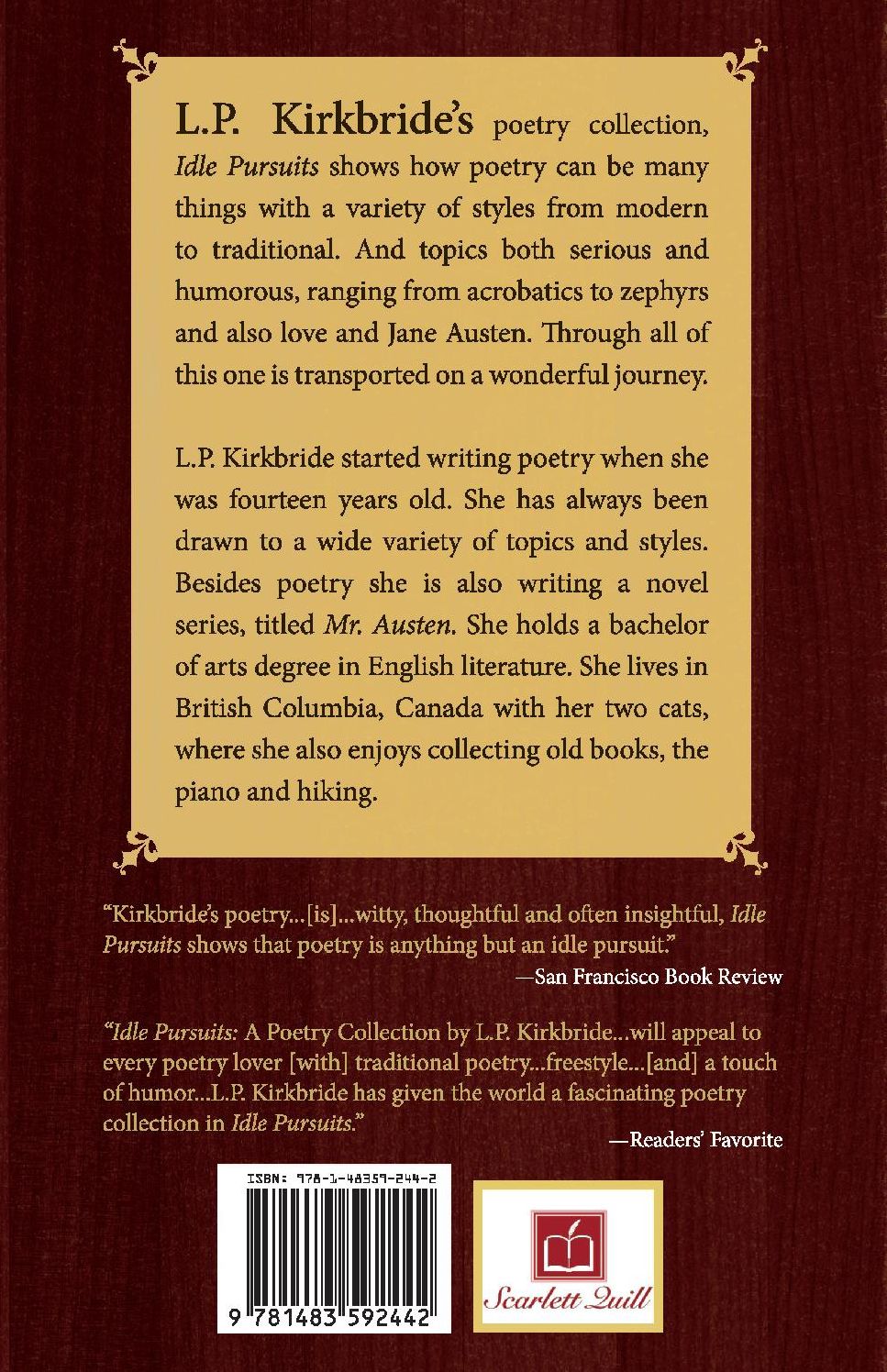 Idle Pursuits: (a Poetry Collection)