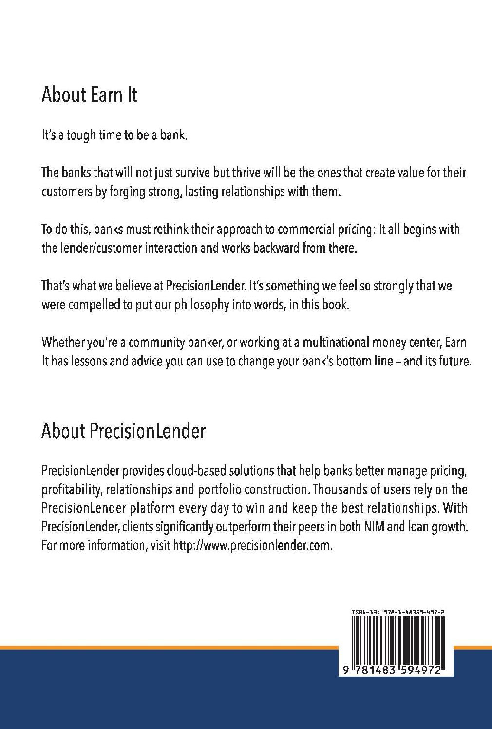 Earn It: Building Your Bank's Brand One Relationship At a Time