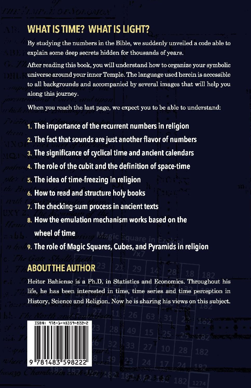 Magic Squares in the Bible: And Other Wonders of the Ancient of Days