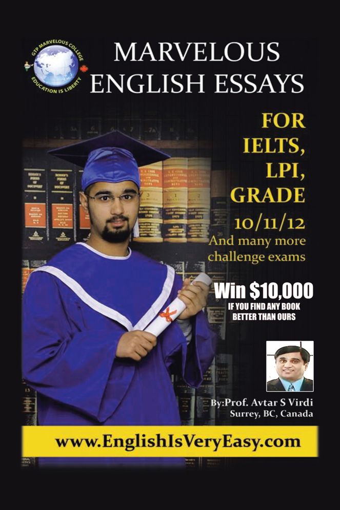 Marvelous English Essays: For IELTS, LPI, GRADE 10/11/12