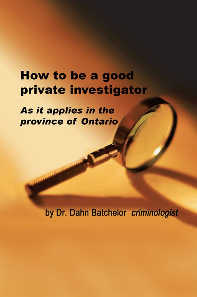 How to be a Good Private Investigator