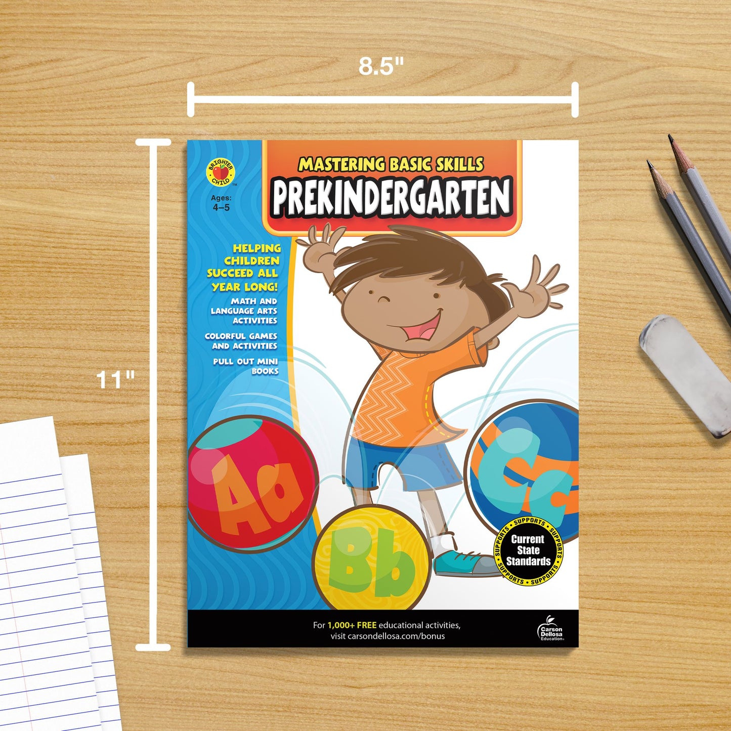 Carson Dellosa CD-704429 Mastering Basic Skills Pre-K Book