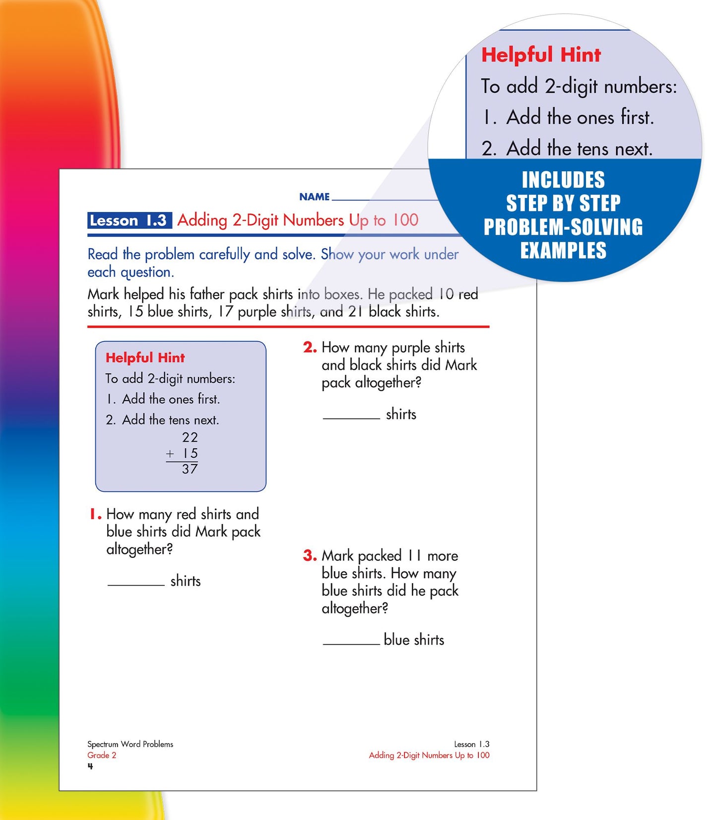 Word Problems, Grade 2