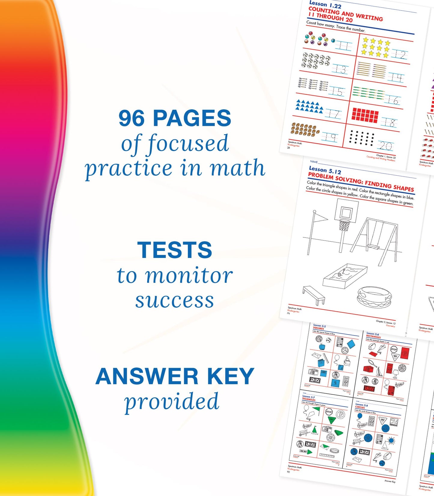 Spectrum Math Workbook, Grade K