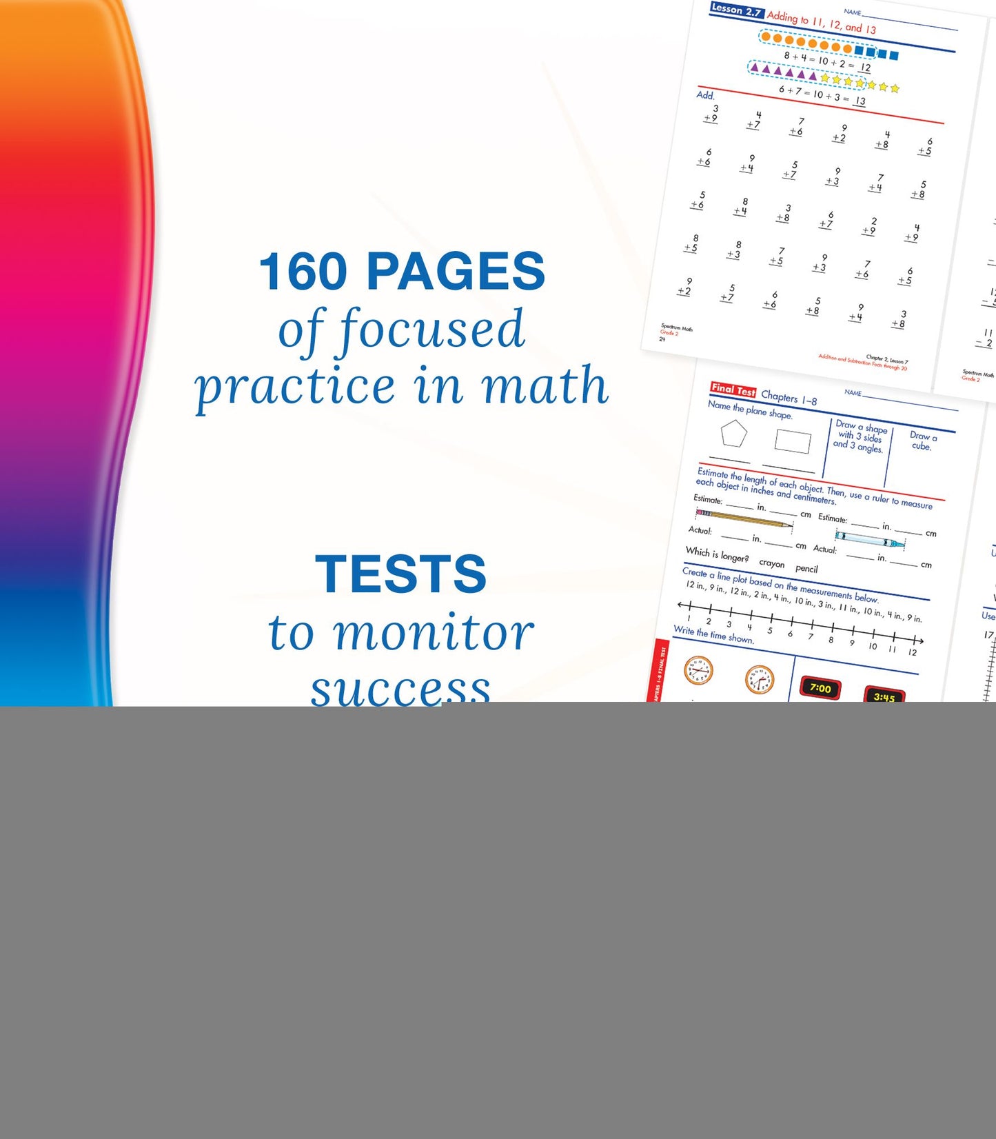 Carson Dellosa CD-704562 Spectrum Math Gr 2