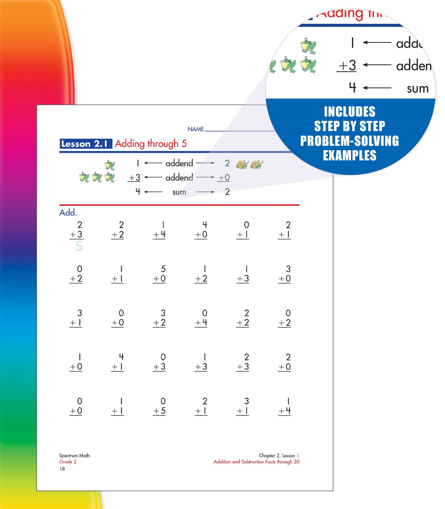 Carson Dellosa CD-704562 Spectrum Math Gr 2