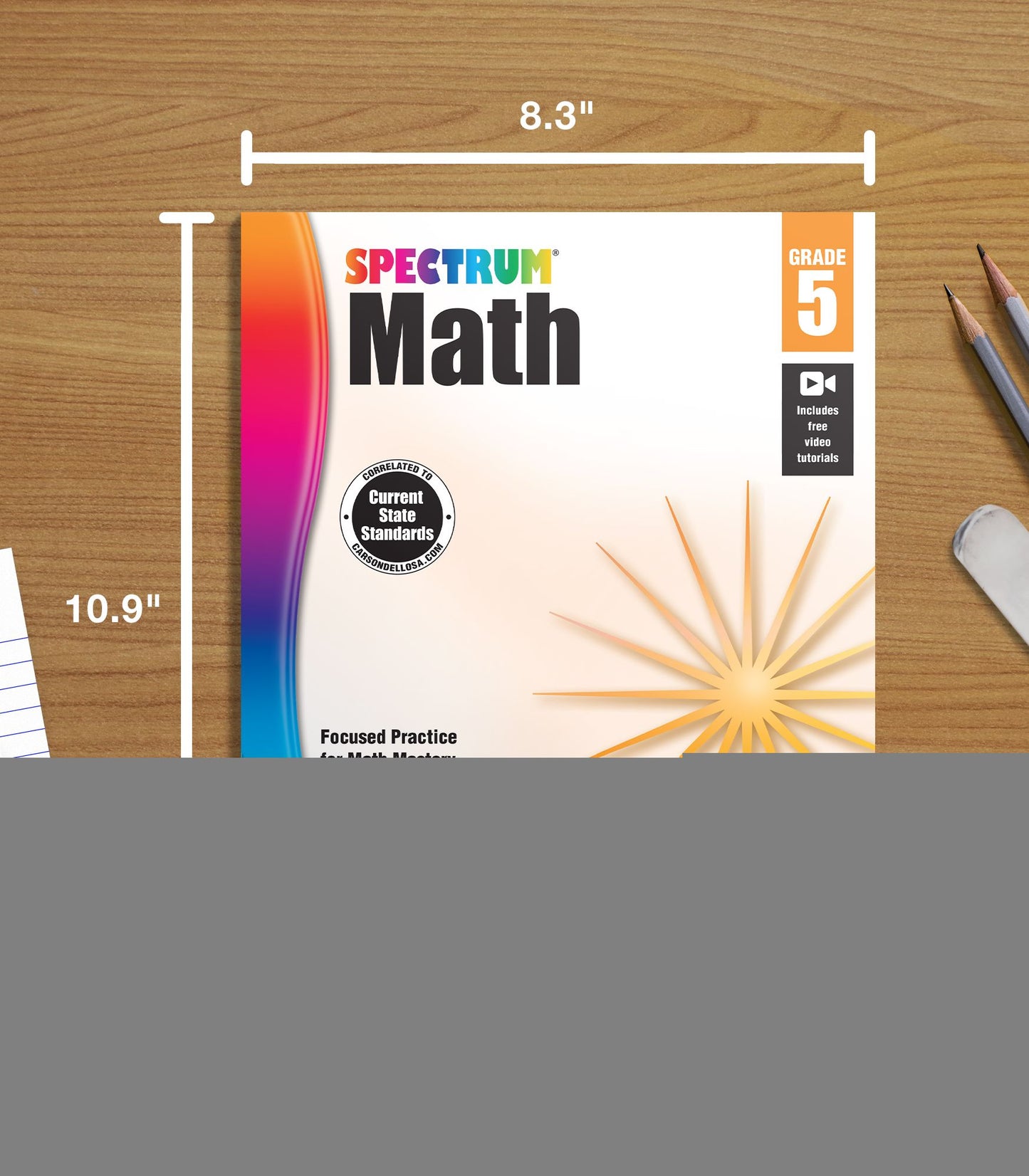 Carson Dellosa CD-704565 Spectrum Math Gr 5
