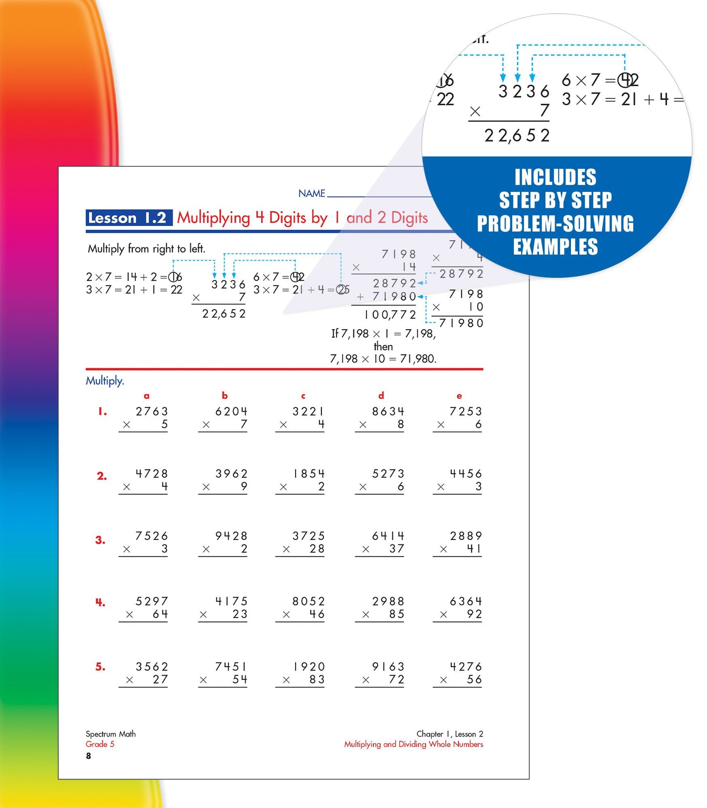 Carson Dellosa CD-704565 Spectrum Math Gr 5