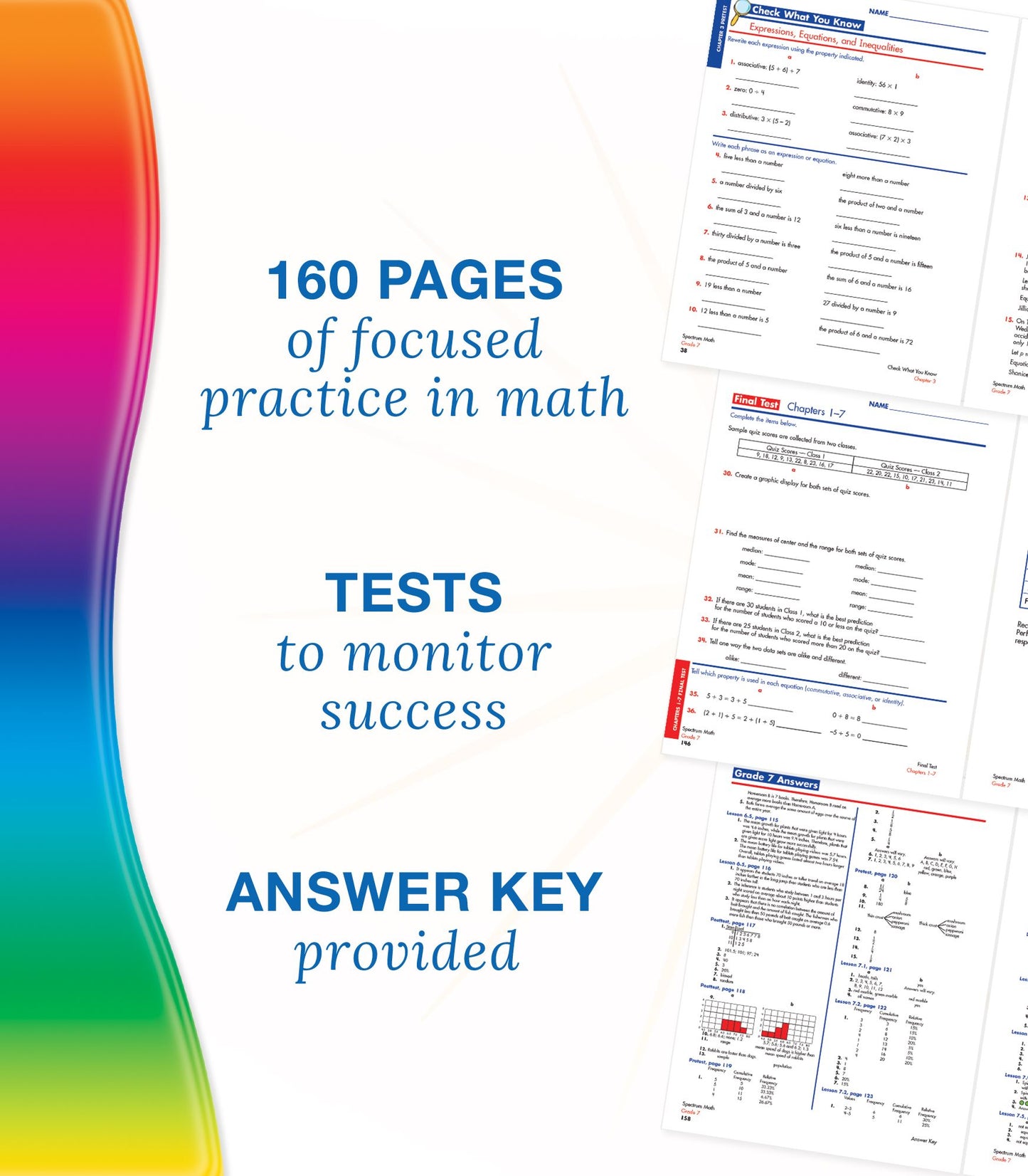 Carson Dellosa CD-704567 Spectrum Math Gr 7