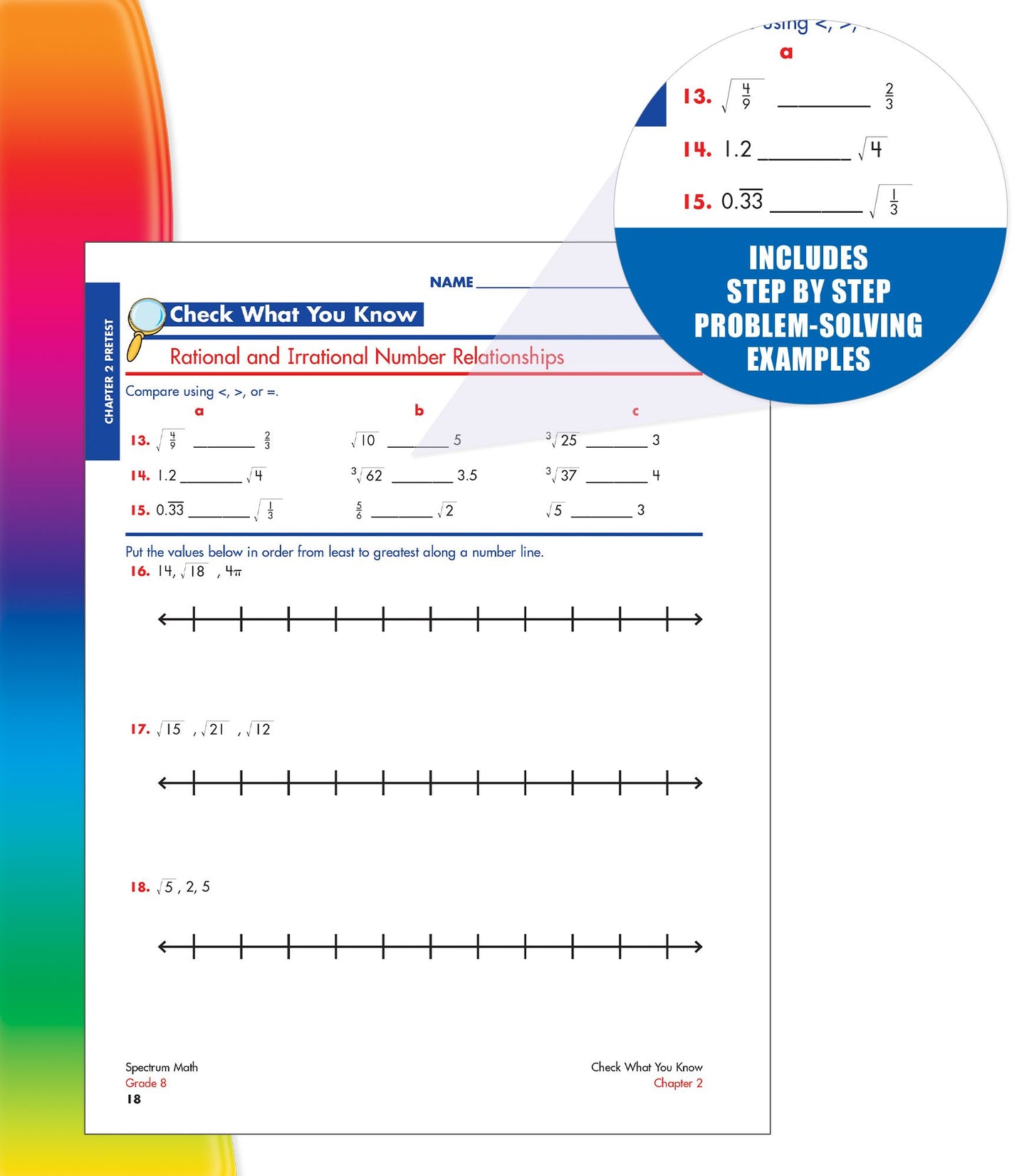 Carson Dellosa CD-704568 Spectrum Math Gr 8